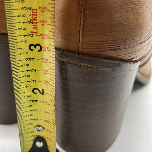 Naughty Monkey Tan Cow Aniline/ Leather Ankle Boots Sz 9. MCA1280G - Picture 4 of 8